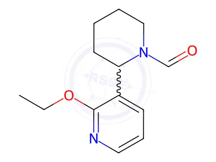 Chemical structure of 2-(2-Ethoxypyridin-3-yl)piperidine-1-carbaldehyde