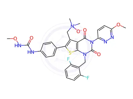 Chemical structure of Relugolix Impurity 21