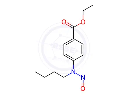 Chemical structure of Tetracaine Hydrochloride Impurity 43 (N-Nitroso Tetracaine Hydrochloride Impurity 6)