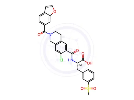 Chemical structure of Lifitegrast Impurity 58