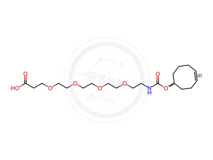 Chemical structure of (Z)-1-(cyclooct-4-en-1-yloxy)-1-oxo-5,8,11,14-tetraoxa-2-azaheptadecan-17-oic acid