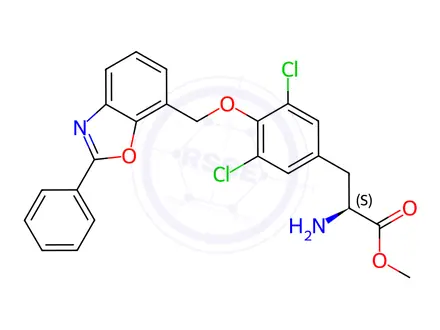 Chemical structure of Nanvuranlat Impurity 90
