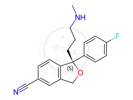 Chemical structure of Escitalopram Oxalate Impurity I