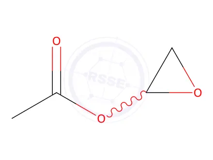 Chemical structure of acetoxyoxirane