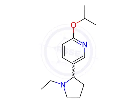 Chemical structure of 5-(1-Ethylpyrrolidin-2-yl)-2-isopropoxypyridine