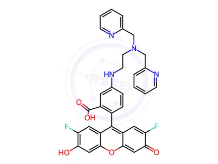 Chemical structure of ZnAF-1F