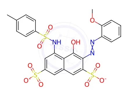 Chemical structure of Acid Red 264