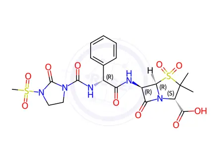 Chemical structure of Mezlocillin Impurity 4