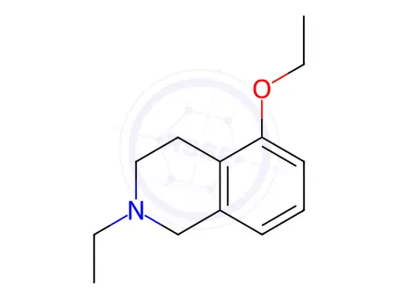 Chemical structure of Isoquinoline, 5-ethoxy-2-ethyl-1,2,3,4-tetrahydro-(9CI)