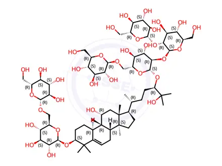Chemical structure of Mogroside VI B