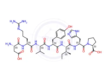Chemical structure of Angiotensin Impurity 3