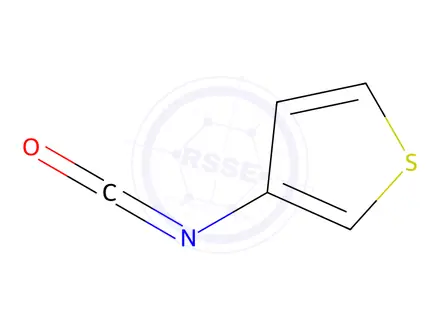 Chemical structure of 3-Isocyanatothiophene