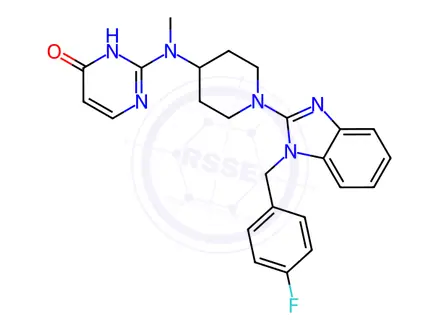 Chemical structure of Mizolastine (dihydrochloride)