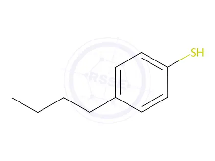 Chemical structure of 4-Butylbenzenethiol