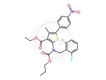 Chemical structure of Relugolix Impurity 66