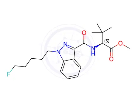 Chemical structure of 5F-ADB