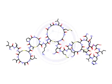 Chemical structure of Nisin Z