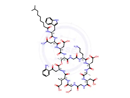 Chemical structure of Daptomycin Impurity 53