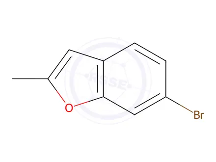 Chemical structure of Benzofuran, 6-bromo-2-methyl-