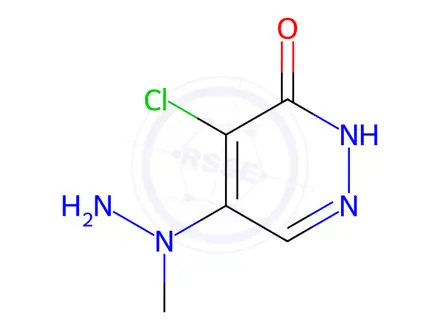 Chemical structure of 4-Chloro-5-(1-methylhydrazinyl)pyridazin-3(2H)-one