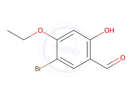 Chemical structure of 5-Bromo-4-ethoxy-2-hydroxybenzaldehyde