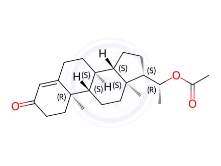 Chemical structure of Progesterone EP Impurity E