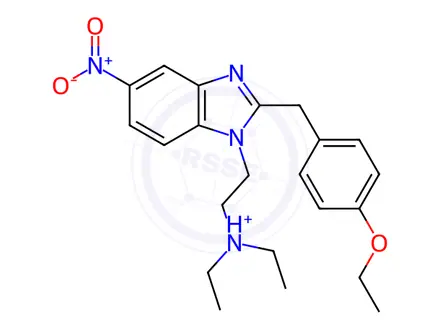Chemical structure of ETONITAZENE HYDROCHLORIDE--DEA SCHEDULE I ITEM
