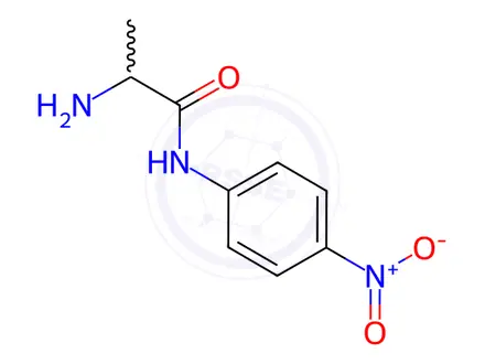 Chemical structure of D-Alanine 4-nitroanilide hydrochloride
