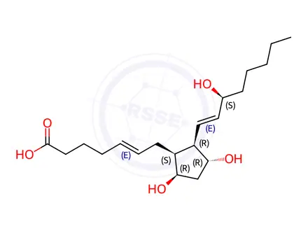 Chemical structure of 8-Iso Prostaglandin F2β