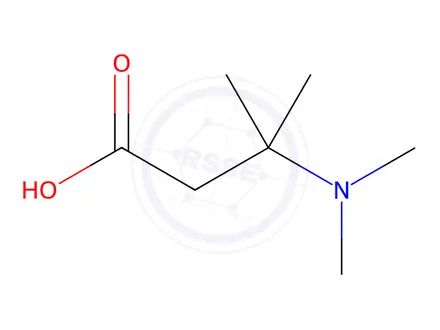 Chemical structure of Butanoic acid, 3-(dimethylamino)-3-methyl-