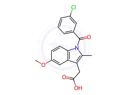 Chemical structure of Indomethacin EP Impurity E