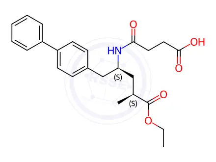 Chemical structure of LCZ696(valsartan + sacubitril) impurity 56
