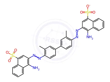 Chemical structure of Direct Red 2