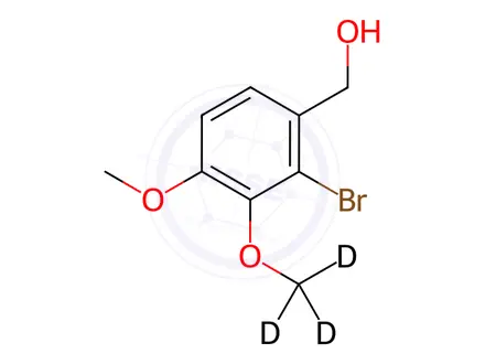 Chemical structure of 2-Bromoveratryl-d3 Alcohol
