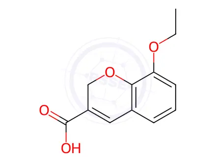Chemical structure of 8-ethoxy-2H-chromene-3-carboxylic Acid