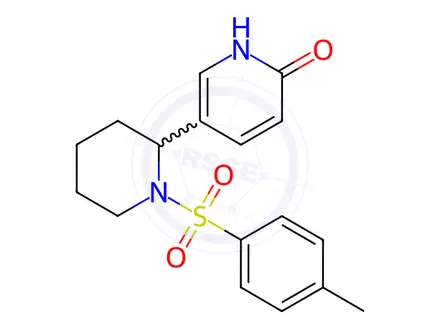 Chemical structure of 5-(1-Tosylpiperidin-2-yl)pyridin-2(1H)-one