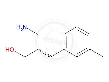 Chemical structure of 3-Amino-2-(3-methylbenzyl)propan-1-ol