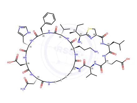 Chemical structure of Bacitracin-Impurity C