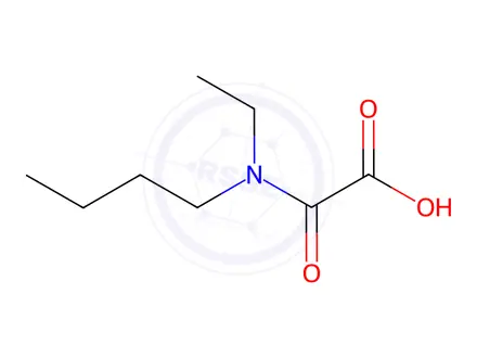 Chemical structure of Acetic acid, (butylethylamino)oxo-(9CI)