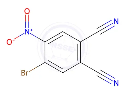 Chemical structure of 4-Bromo-5-nitrophthalonitrile