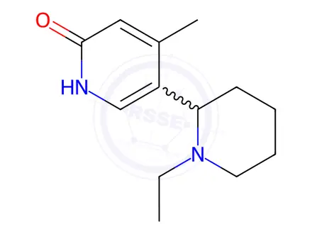 Chemical structure of 5-(1-Ethylpiperidin-2-yl)-4-methylpyridin-2(1H)-one