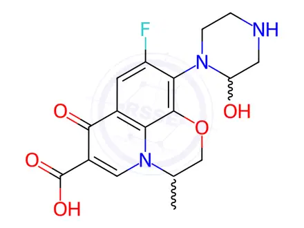 Chemical structure of Levofloxacin Impurity 80