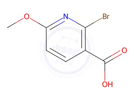 Chemical structure of 2-Bromo-6-methoxynicotinic acid
