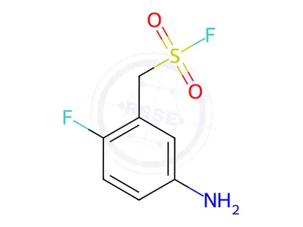 Chemical structure of (5-amino-2-fluorophenyl)methanesulfonyl fluoride