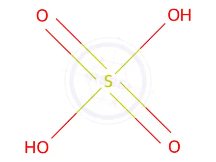 Chemical structure of DIHYDRAZINE SULFATE, 98