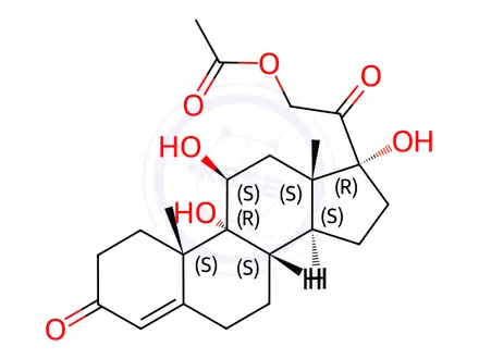 Chemical structure of Hydrocortisone Impurity 38