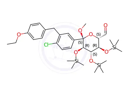 Chemical structure of Ertugliflozin Impurity 30