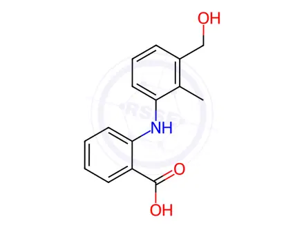 Chemical structure of 3 Hydroxy Mefenamic acid