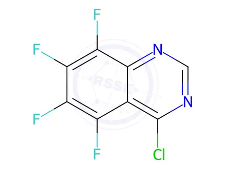 Chemical structure of 4-Chloro-5,6,7,8-tetrafluoroquinazoline
