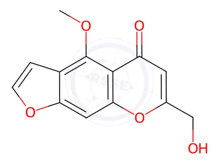 Chemical structure of Khellol